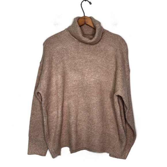 English Factory | Taupe Turtleneck Sweater Size Large NWT - Picture 1 of 8